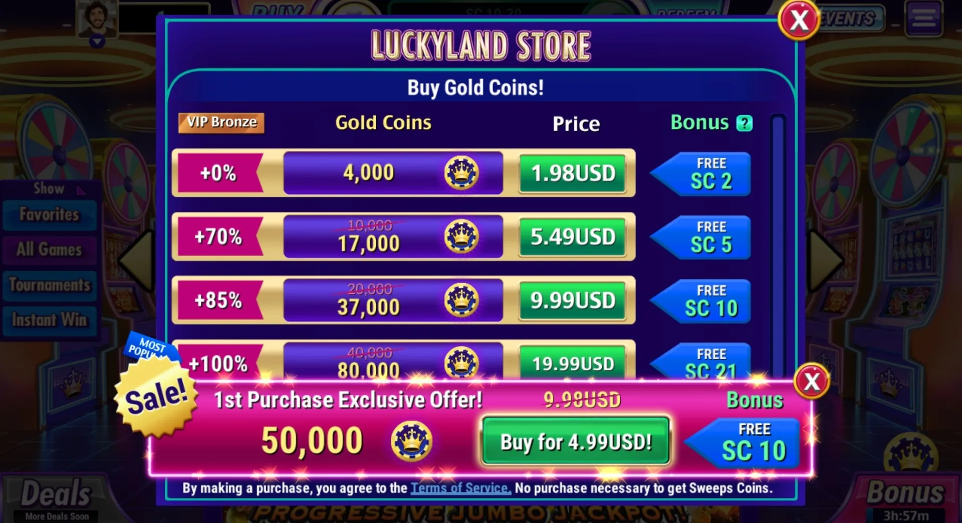 Slots menos anunciados