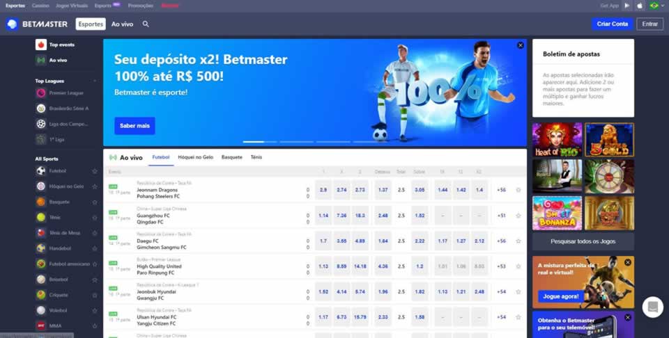 Os donos da bola ao vivo